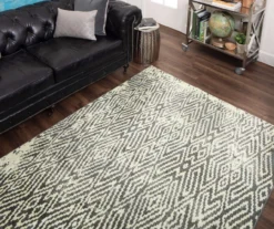 Maisie Gray & White Geometric Area Rug, (5' X 8') -Carpet Promotion 810600878 A0 4