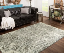 Maisie Gray & White Geometric Area Rug, (5' X 8') -Carpet Promotion 810600878 A0 5