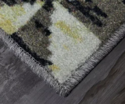 Orla Black & Off-White Geometric Area Rug, (5' X 8') -Carpet Promotion 810600883 A8 1