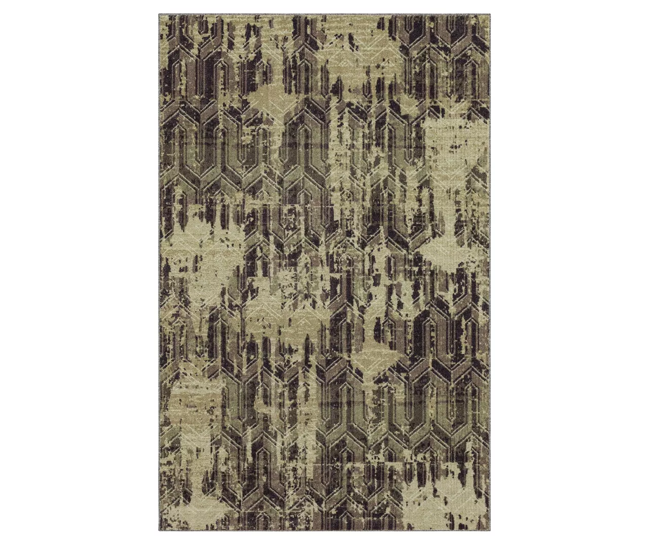 Acacia Gray Abstract Geo Area Rug, (5' X 8') 1 Acacia Gray Abstract Geo Area Rug, (5' X 8')