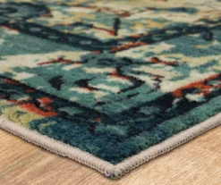 Essa Blue & Beige Ornamental Area Rug, (2' X 3') -Carpet Promotion 810600889 A8 1