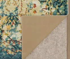 Essa Blue & Beige Ornamental Area Rug, (5' X 8') -Carpet Promotion 810600892 A8 2