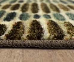 Nojus Brown & Gray Stripe Geometric Area Rug, (5' X 8') -Carpet Promotion 810600894 A8 4