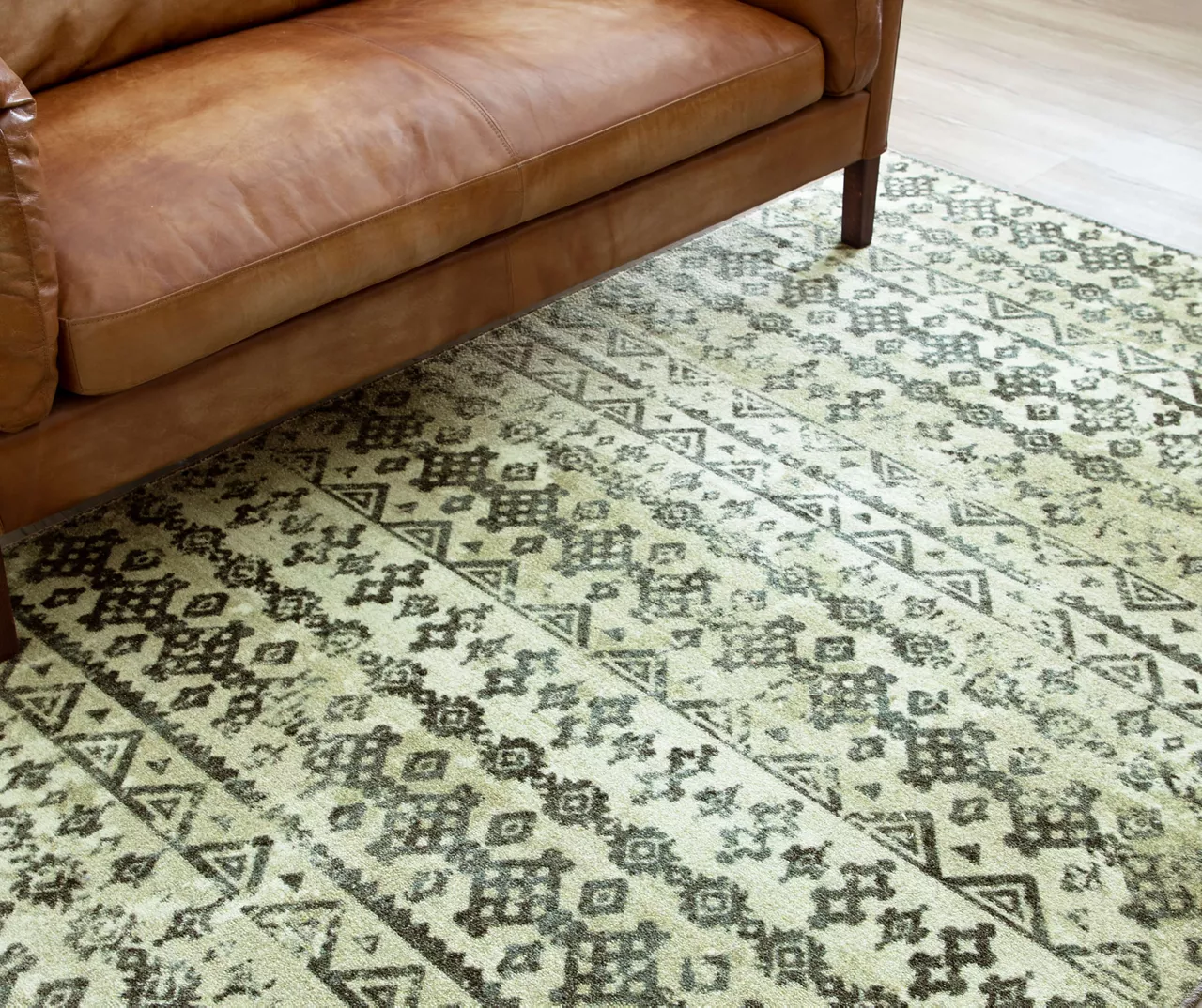 Circos Black & Gray Geo Stripe Area Rug, (5' X 8') 7 Circos Black & Gray Geo Stripe Area Rug, (5' X 8') - Image 7