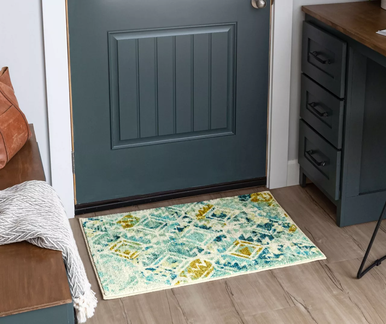 Mohawk Home Danae Teal Area Rug 11 Mohawk Home Danae Teal Area Rug - Image 11
