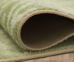 Maisie Cream & Green Geometric Area Rug, (2.5' X 6') -Carpet Promotion 810600907 A8 5