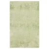 Maisie Cream & Green Geometric Area Rug, (3' X 5')