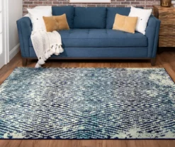 Maisie Navy & White Geometric Area Rug, (5' X 8') -Carpet Promotion 810600926 A0 5