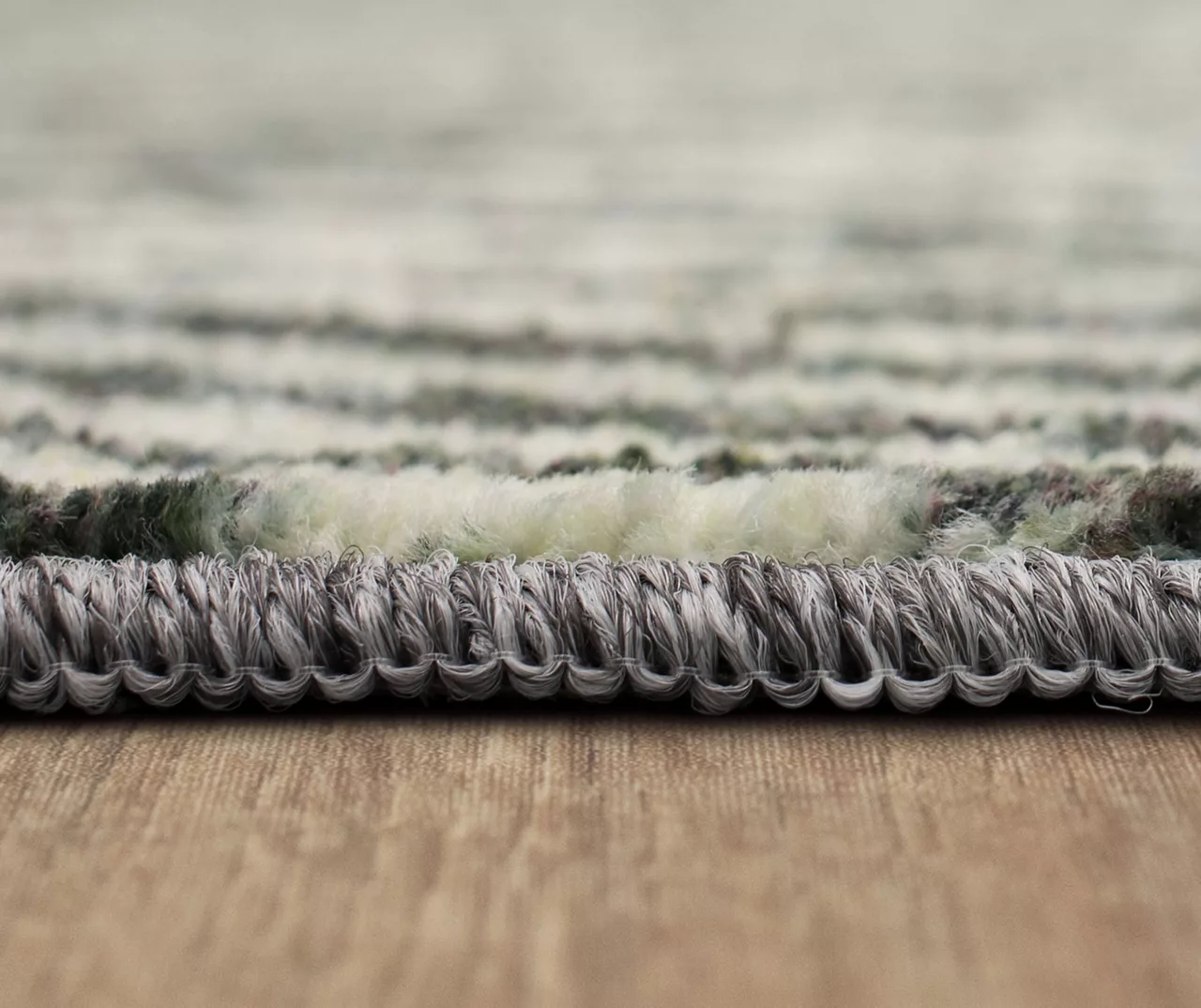 Maisie Gray & White Geometric Area Rug, (2' X 3') 5 Maisie Gray & White Geometric Area Rug, (2' X 3') - Image 5