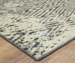 Maisie Gray & White Geometric Area Rug, (2' X 5') -Carpet Promotion 810600931 A8 1