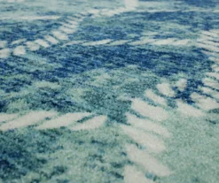 Aqua & White Diamond Rope Area Rug, (3' X 5') -Carpet Promotion 810600941 A8 3 1