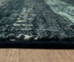 Gulla Navy & Tan Geo Stripe Area Rug, (3' X 5') -Carpet Promotion 810600947 A8 4