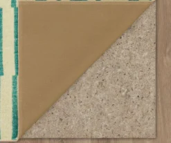 Augusta Light Blue & Beige Offset Stripe Area Rug, (8' X 10') 12 Augusta Light Blue & Beige Offset Stripe Area Rug, (8' X 10') -Carpet Promotion 810600950 A8 2 1