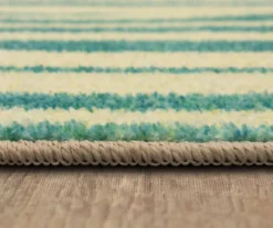 Augusta Light Blue & Beige Offset Stripe Area Rug, (8' X 10') 16 Augusta Light Blue & Beige Offset Stripe Area Rug, (8' X 10') -Carpet Promotion 810600950 A8 4 1