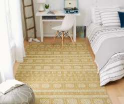 Mohawk Home Stamped Stripe Biege Area Rug -Carpet Promotion 810600951 A0 3 1