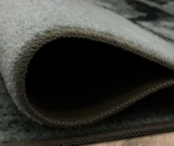 Fusion Gray & Black Abstract Area Rug, (2' X 3') -Carpet Promotion 810600966 A8 5