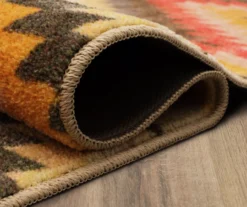 Mesa Gold & Orange Geometric Area Rug, (5' X 8') -Carpet Promotion 810600970 A8 5