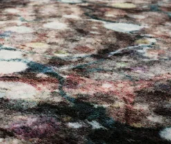 Graphite & Multi-Color Layered Marble Area Rug, (2' X 3') -Carpet Promotion 810601001 A8 3