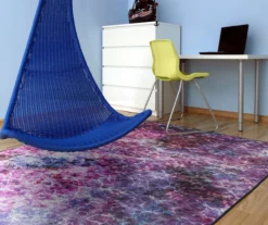 Mohawk Home Fractal Purple Area Rug -Carpet Promotion 810601006 A0 4 1