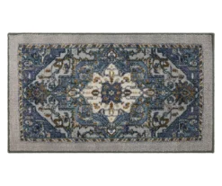 Mohawk Tethys Blue & Gray Ornamental Area Rug