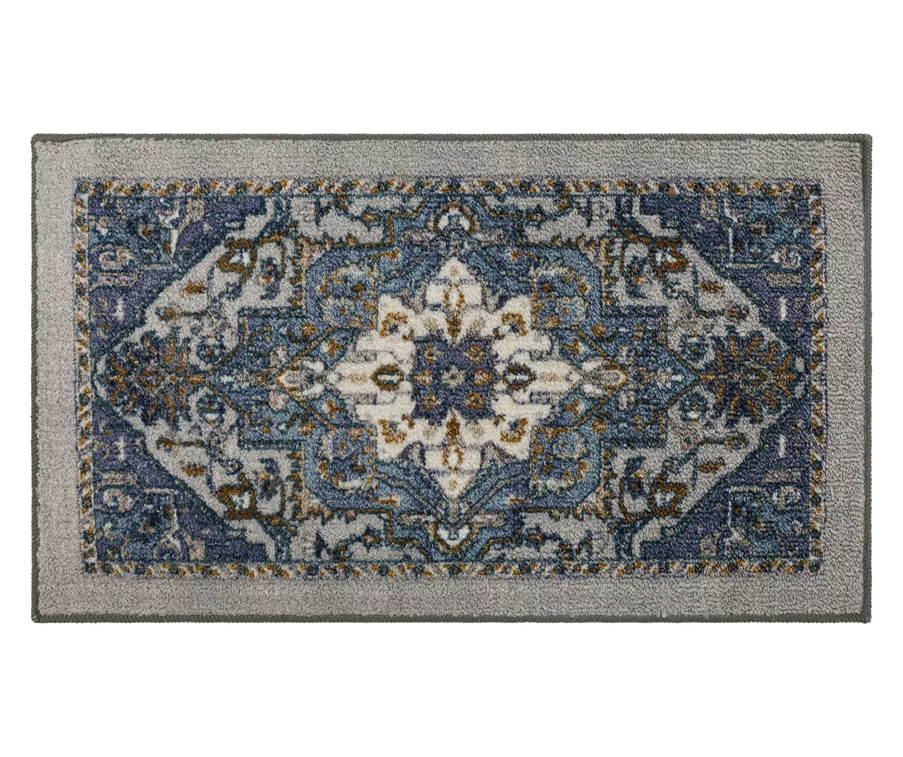 Mohawk Tethys Blue & Gray Ornamental Area Rug 1 Mohawk Tethys Blue & Gray Ornamental Area Rug