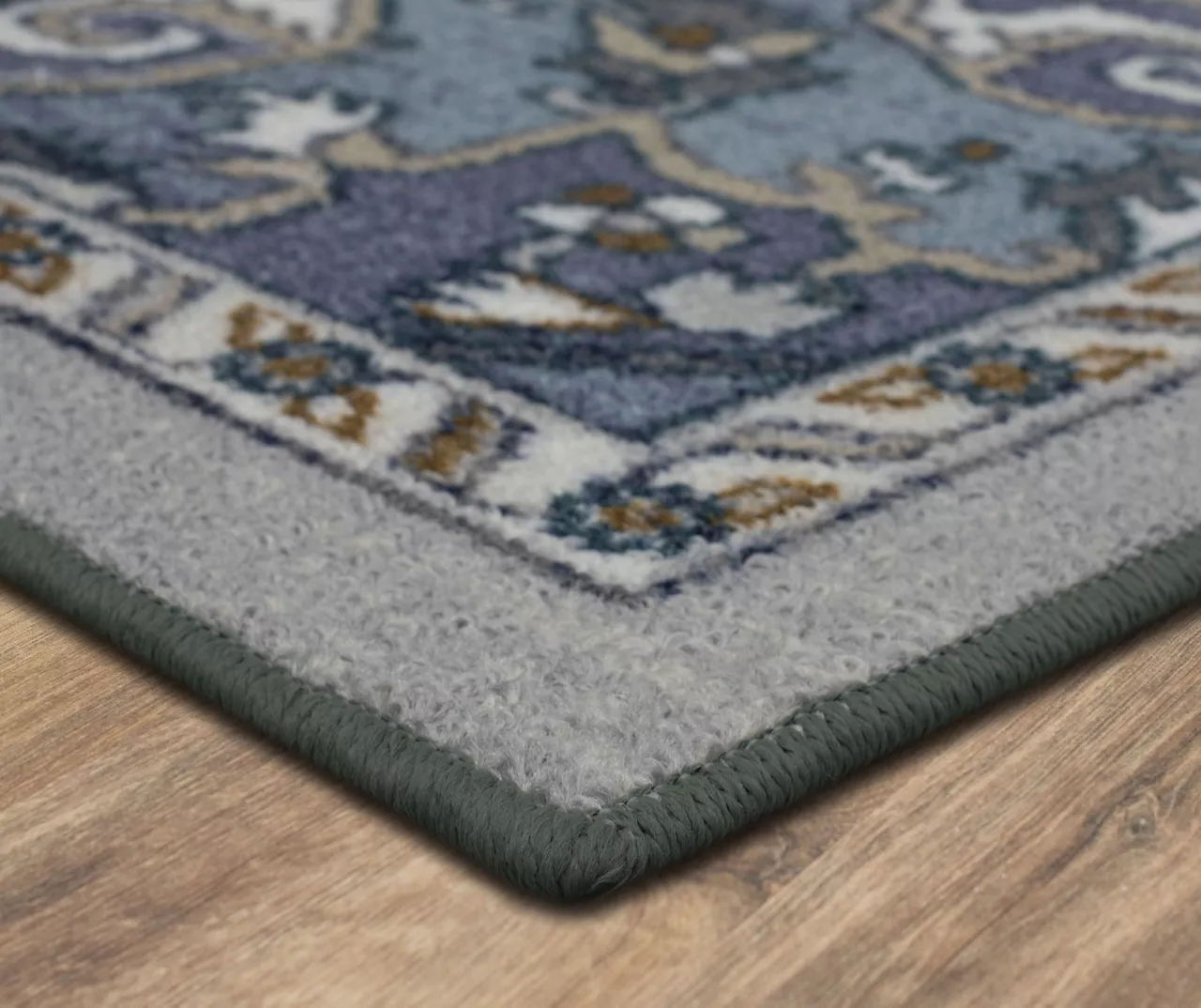 Mohawk Tethys Blue & Gray Ornamental Area Rug 6 Mohawk Tethys Blue & Gray Ornamental Area Rug - Image 6