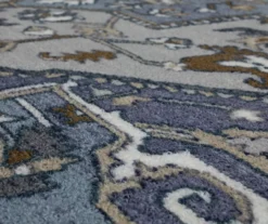 Mohawk Tethys Blue & Gray Ornamental Area Rug 28 Mohawk Tethys Blue & Gray Ornamental Area Rug -Carpet Promotion 810601019 A8 3