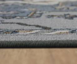Mohawk Tethys Blue & Gray Ornamental Area Rug 37 Mohawk Tethys Blue & Gray Ornamental Area Rug -Carpet Promotion 810601020 A8 4 1