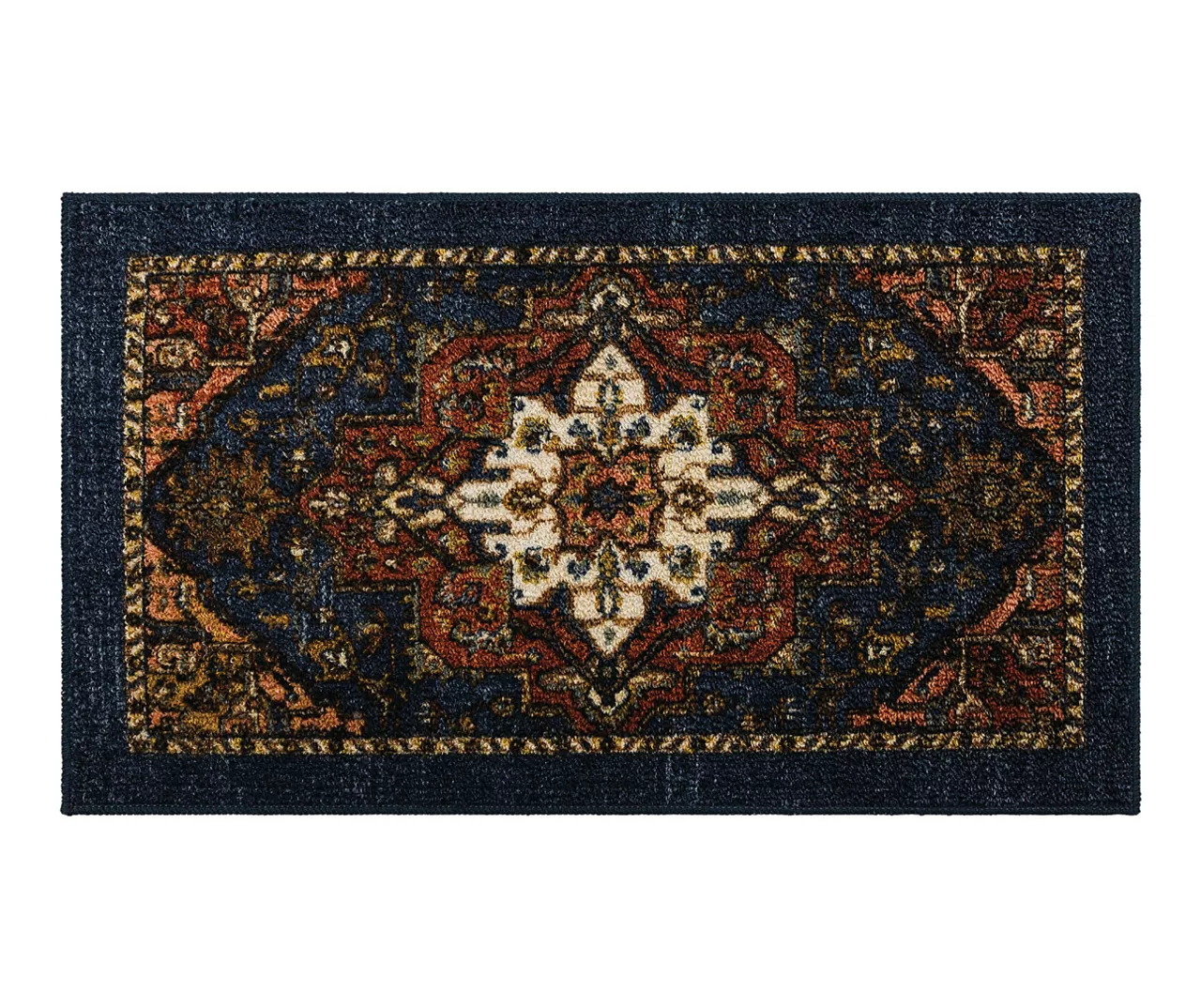 Mohawk Tethys Rust & Brown Ornamental Area Rug 1 Mohawk Tethys Rust & Brown Ornamental Area Rug