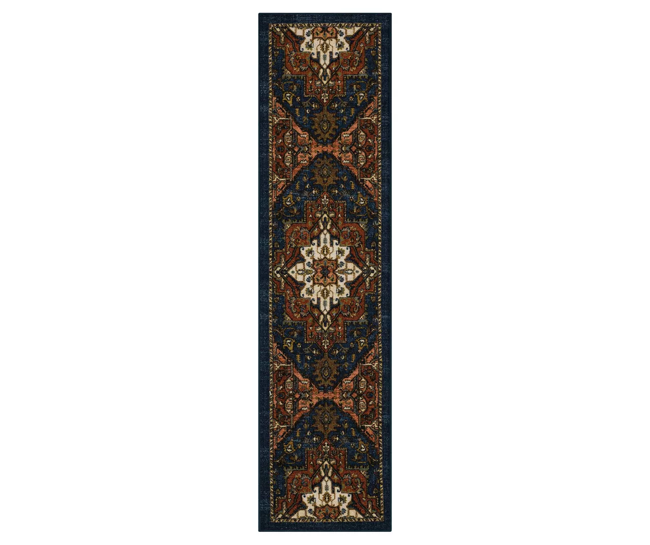 Mohawk Tethys Rust & Brown Ornamental Area Rug 2 Mohawk Tethys Rust & Brown Ornamental Area Rug - Image 2