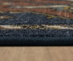 Tethys Navy & Brown Ornamental Area Rug, (5' X 8') -Carpet Promotion 810601025 A8 4