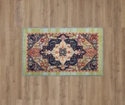 Mohawk Tethys Green & Blue Ornamental Area Rug -Carpet Promotion 810601028 A0 2