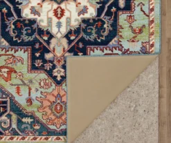 Tethys Green & Blue Ornamental Area Rug, (2' X 8') -Carpet Promotion 810601029 A8 2