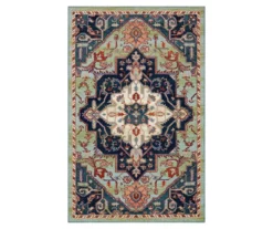 Mohawk Tethys Green & Blue Ornamental Area Rug -Carpet Promotion 810601030 A0 1 1