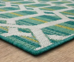 Mohawk Home Cabana Geo Teal Area Rug -Carpet Promotion 810601054 A8 1