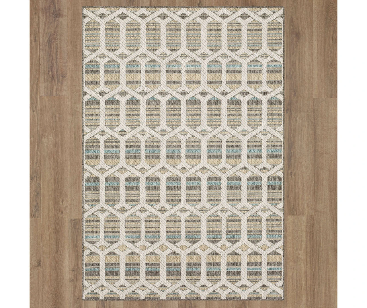 Mohawk Home Cabana Geo Light Grey Area Rug 13 Mohawk Home Cabana Geo Light Grey Area Rug - Image 13