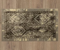 Mohawk Tecate Gray Bordered Arabesque Area Rug -Carpet Promotion 810601073 A0 2