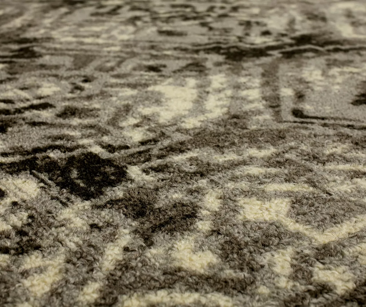 Tecate Gray Bordered Arabesque Area Rug, (2' X 8') 6 Tecate Gray Bordered Arabesque Area Rug, (2' X 8') - Image 6