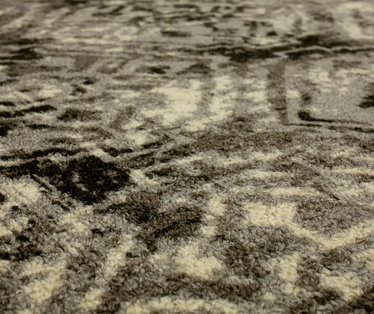 Tecate Gray Bordered Arabesque Area Rug, (5' X 8') 6 Tecate Gray Bordered Arabesque Area Rug, (5' X 8') - Image 6