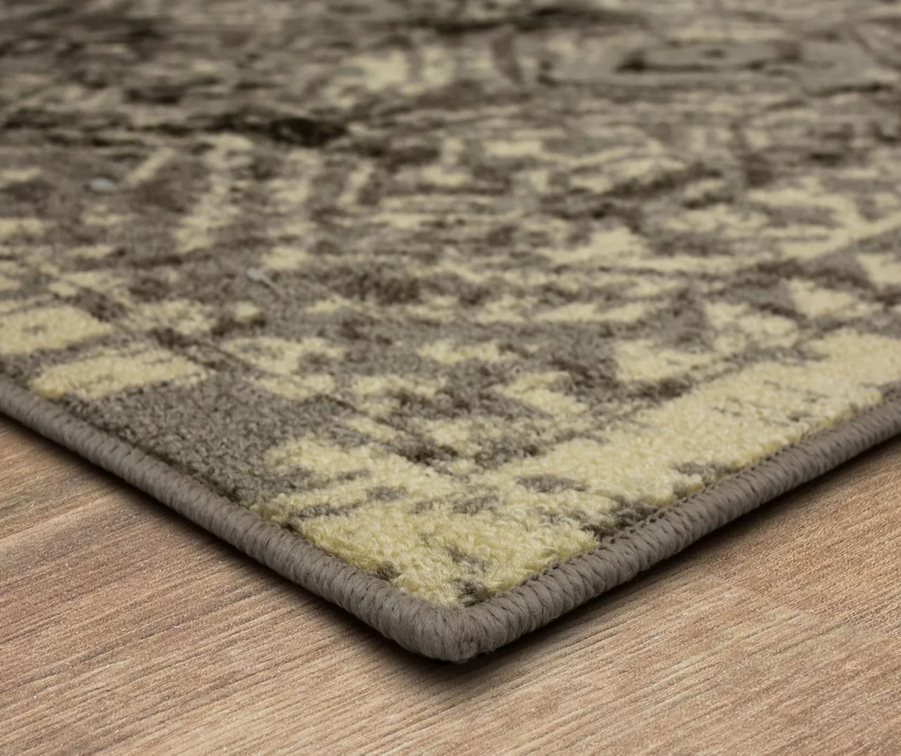 Tecate Gray Bordered Arabesque Area Rug, (7.5' X 10') 2 Tecate Gray Bordered Arabesque Area Rug, (7.5' X 10') - Image 2