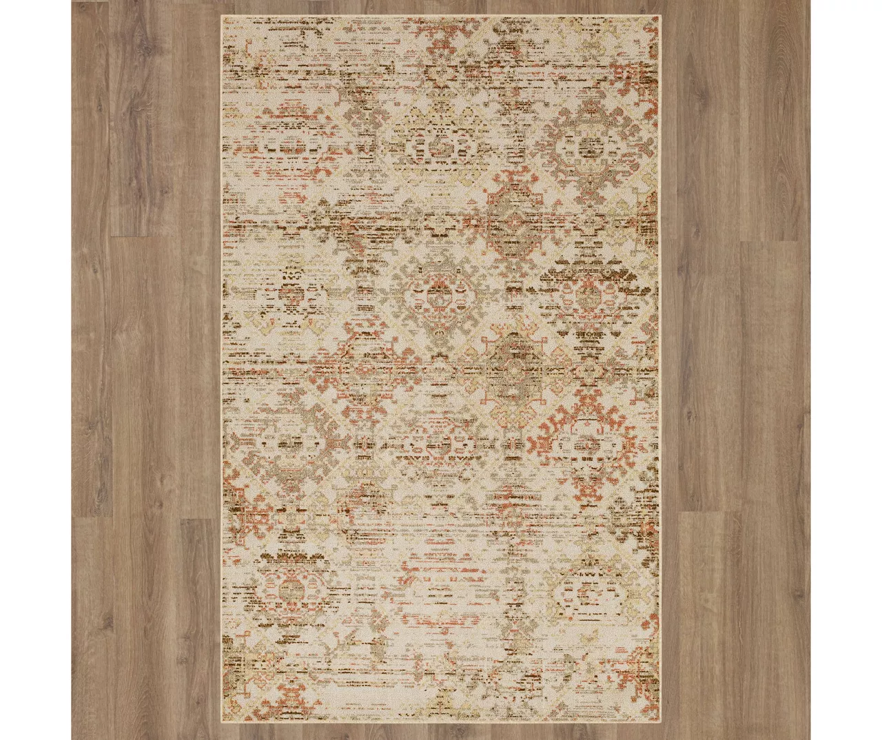 Pallas Beige & Tan Geo Ornamental Area Rug, (5' X 8') 3 Pallas Beige & Tan Geo Ornamental Area Rug, (5' X 8') - Image 3