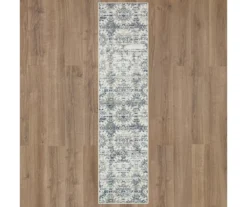 Mohawk Pallas White & Blue Geo Ornamental Area Rug -Carpet Promotion 810601084 A0 2 1