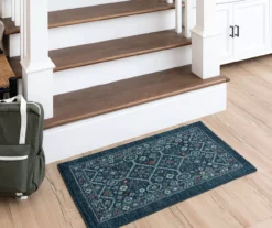 Mohawk Metis Navy & Green Geometric Area Rug -Carpet Promotion 810601088 A0 3