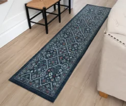 Mohawk Metis Navy & Green Geometric Area Rug -Carpet Promotion 810601089 A0 3 1