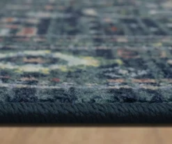 Metis Navy & Green Geometric Area Rug, (5' X 8') -Carpet Promotion 810601090 A8 4