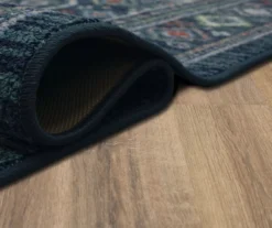 Metis Navy & Green Geometric Area Rug, (5' X 8') -Carpet Promotion 810601090 A8 5