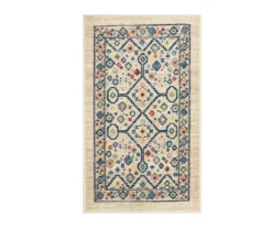 Mohawk Metis Cream & Multi-Color Geometric Area Rug