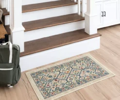 Mohawk Metis Cream & Multi-Color Geometric Area Rug -Carpet Promotion 810601093 A0 3