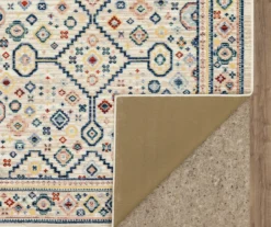 Metis Cream & Multi-Color Geometric Area Rug, (2' X 8') -Carpet Promotion 810601094 A8 2