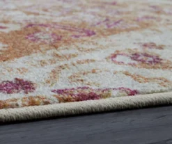 Glasgow Spice & Beige Geo Floral Area Rug, (5' X 8') -Carpet Promotion 810601102 A8 4